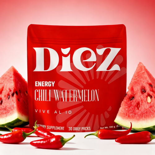Energy and Fat Burn Gummies – Spicy Watermelon Flavor | Ten Health™