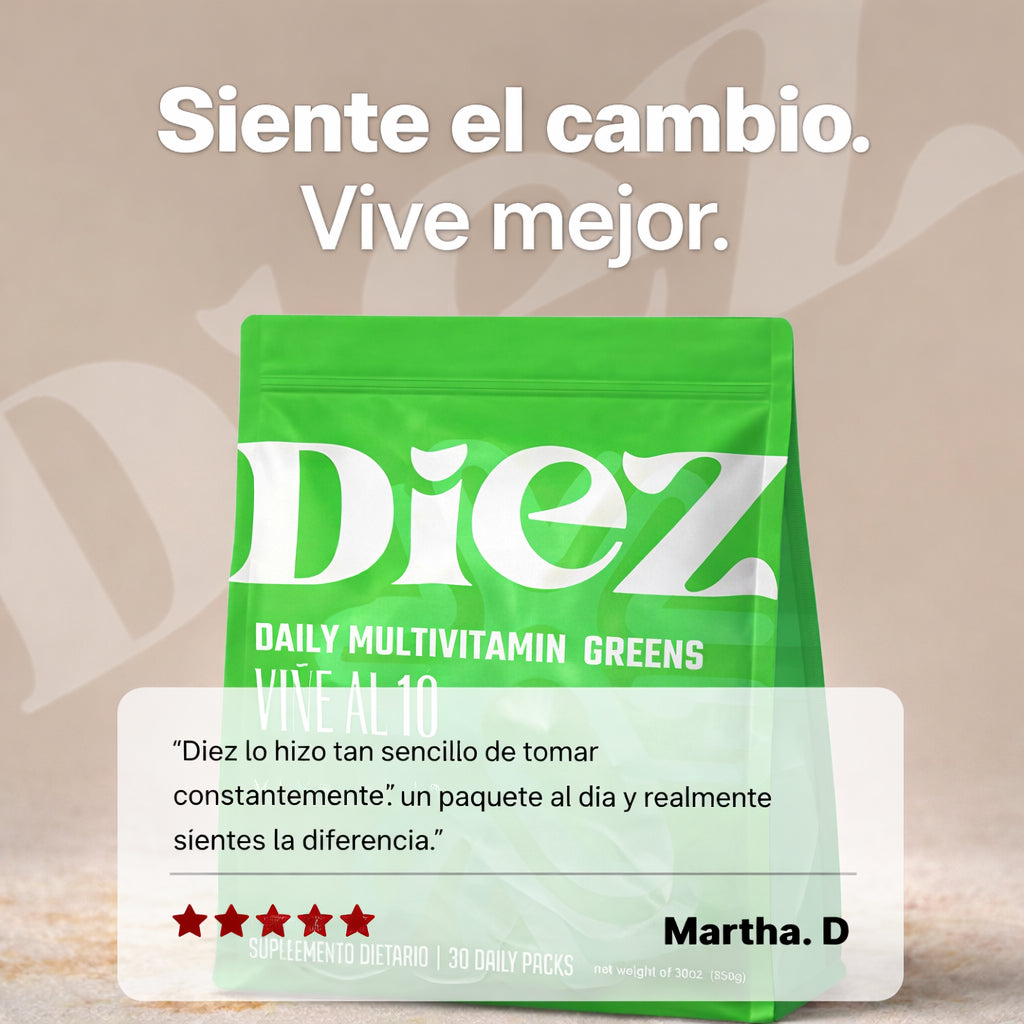 Gomitas Multivitamínicas con Vegetales – Sabor Piña Limón | Diez Salud™